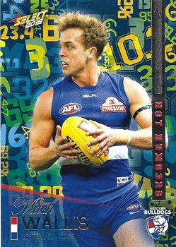 2016 Select Footy Stars - Hot Numbers #HN144 Mitch Wallis Front
